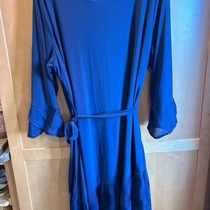 Women’s Est. 1946 Navy Blue Dress with Belt 2X